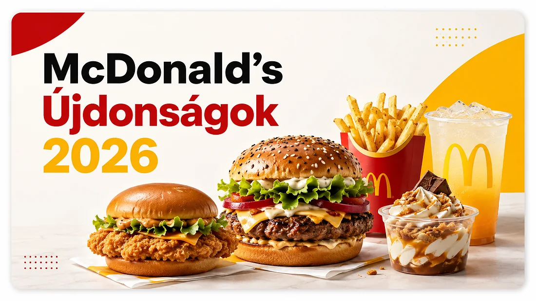 McDonald’s Újdonságok 2026 – új burgerek és szezonális termékek