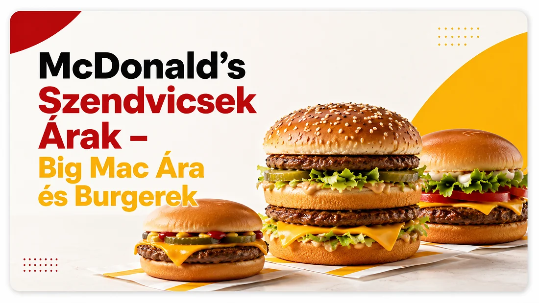 McDonald’s szendvicsek árak – Big Mac ára és burgerek