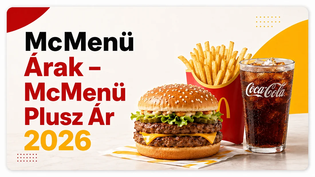 McMenü árak és McMenü Plusz ár 2026
