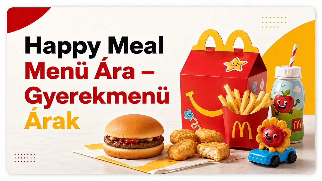 Happy Meal menü ára és McDonald’s gyerekmenü árak