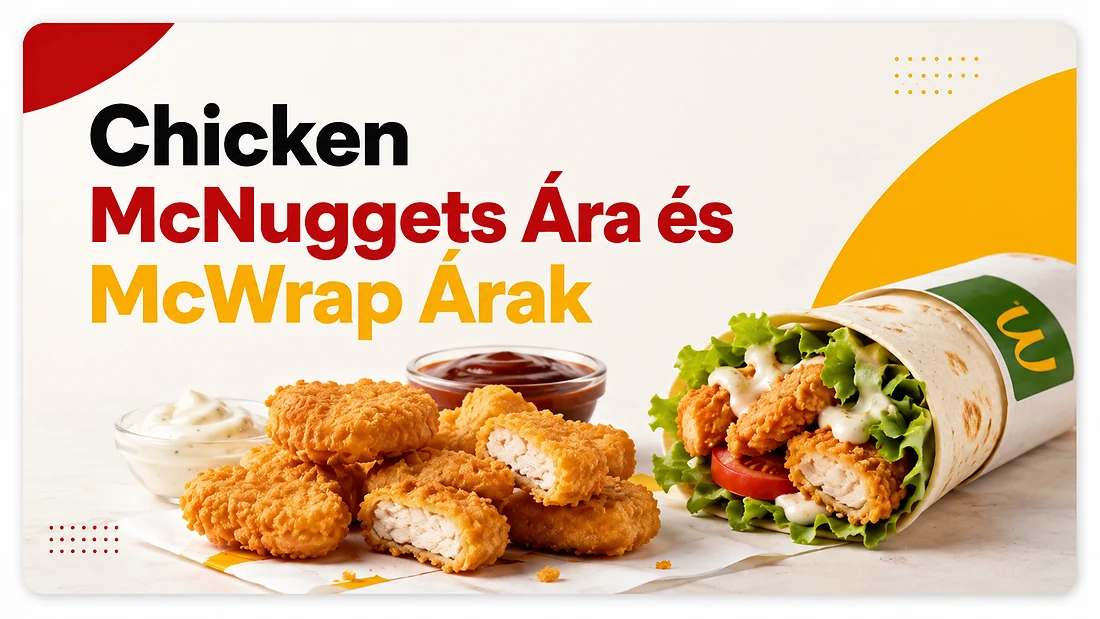 Chicken McNuggets ára és McWrap árak