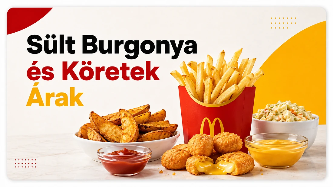 McDonald’s sült burgonya és köretek árak