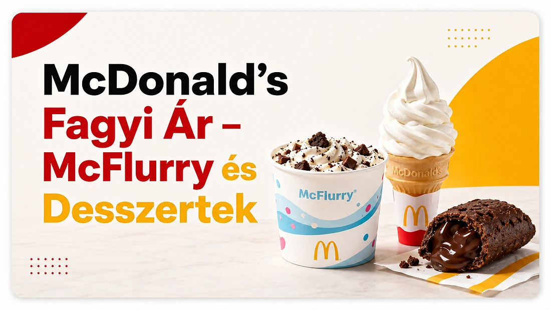 McDonald’s fagyi ár, McFlurry és desszertek