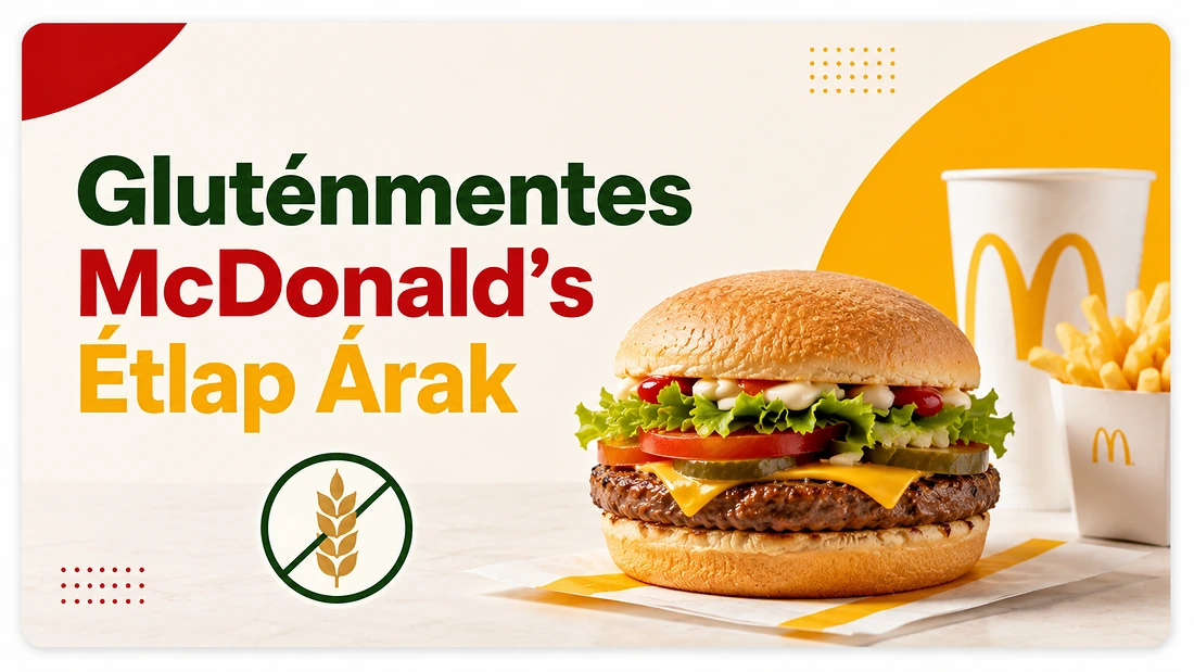 Gluténmentes McDonald’s étlap árak
