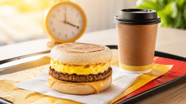 McDonald’s reggeli óra – McMuffin és kávé a 10:30-as határidő előtt