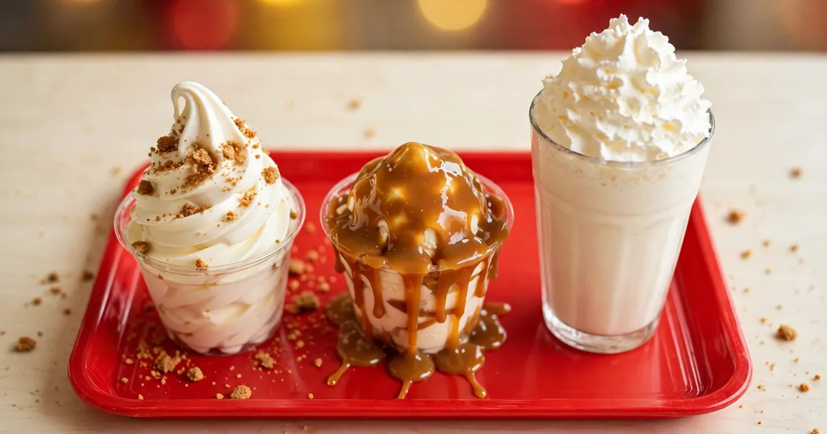 McDonald's desszert árak 2026 – McSundae és shake-ek