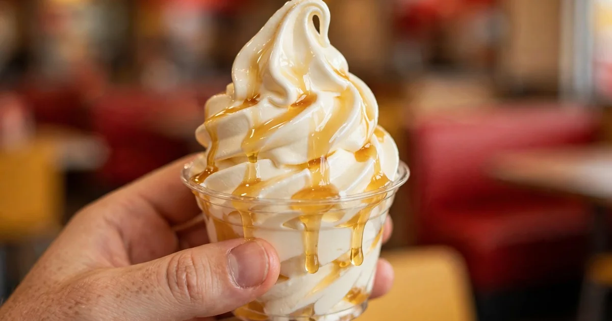 McDonald's desszertek, fagylaltkehely közelről 2026