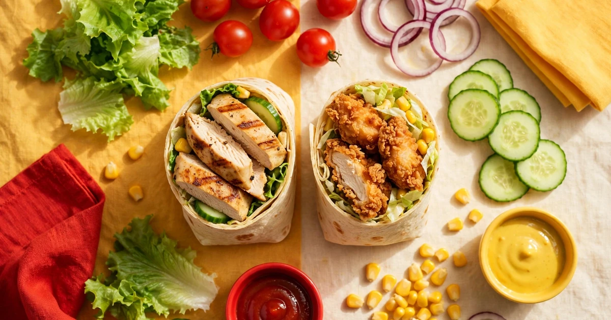 McWrap ízek 2026 – grillezett és ropogós csirkés wrap friss zöldségekkel