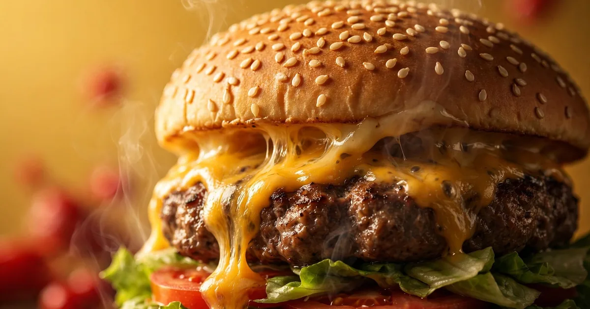 Sajtos burger közelről – McDonald's vs KFC árak 2026