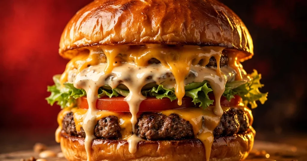 Big Tasty közelről – dupla húsos burger csurgó szósszal, Big Tasty ára 2026