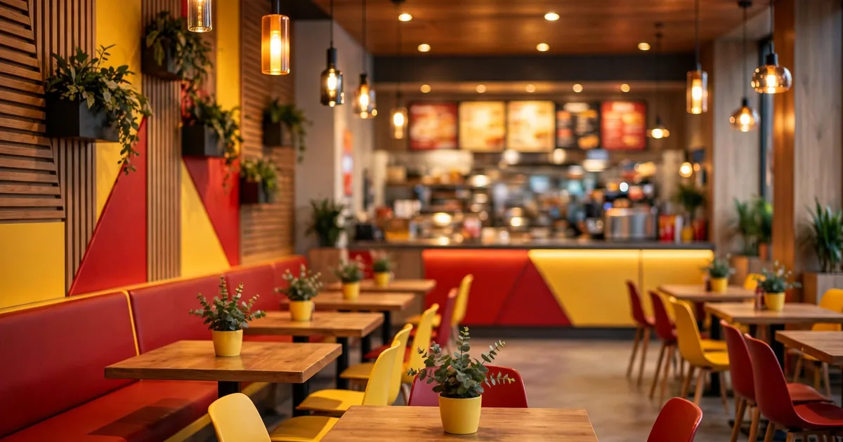 McNuggets rendelés McDonald's étteremben – pult és belső tér