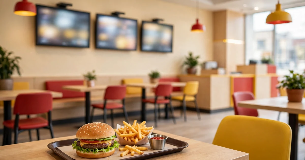 McDonald's étterem belseje Budapesten – McDonald's Budapest étlap 2026